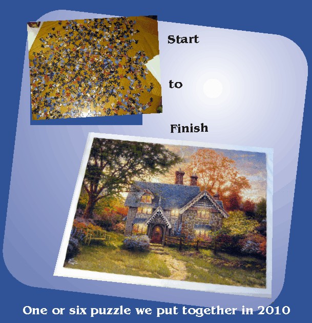 Time for puzzles - a way for us to relax