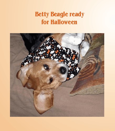 Betty waiting for Halloween