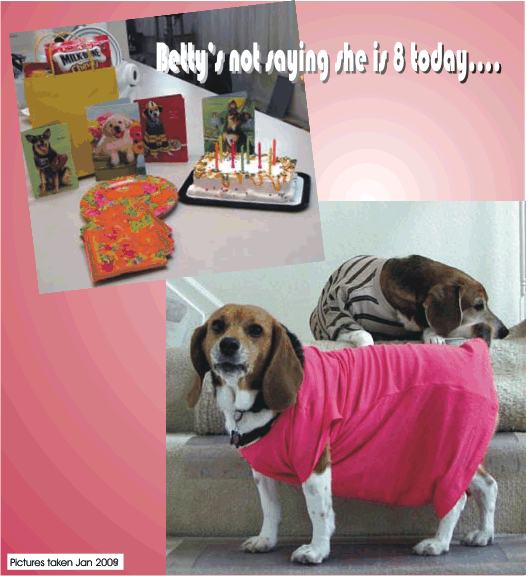 It is your 8th birthday, Betty