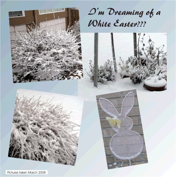 I'm Dreaming of a White Easter???