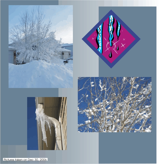 Have to admit that all the snow is pretty