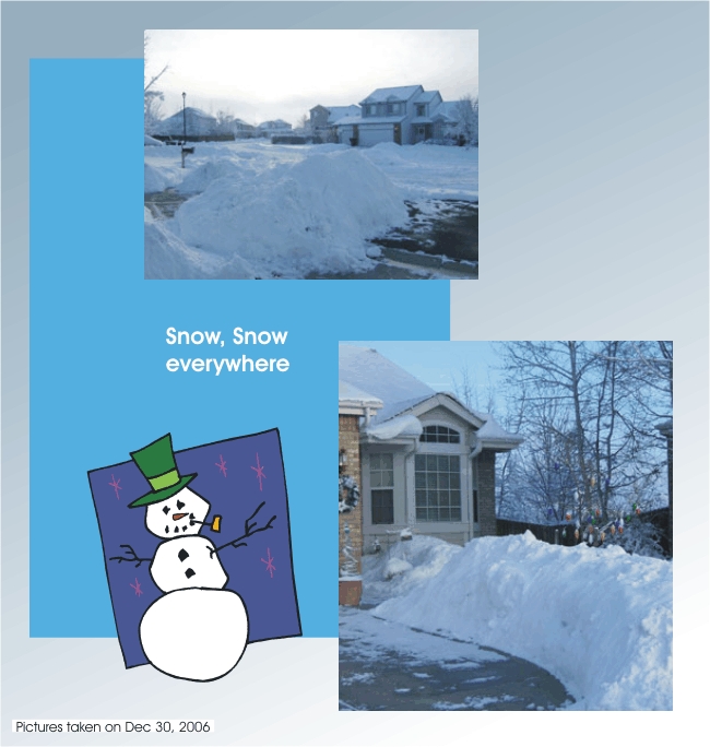 These is no more room to pile the snow