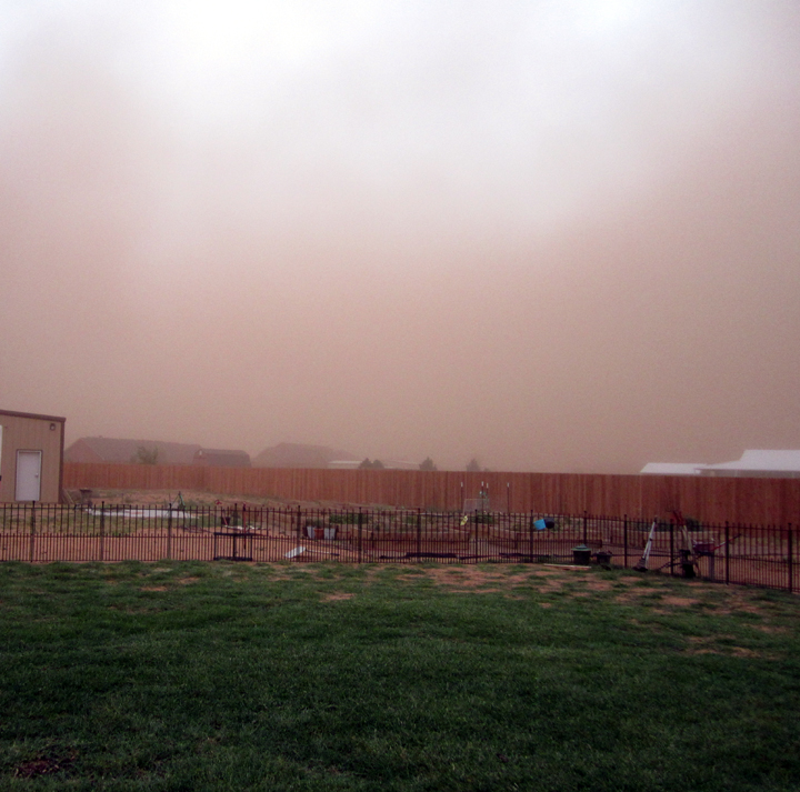 Haboob, not as bad as last year!  Thank Goodness!